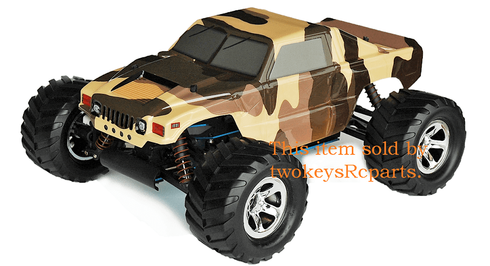1:10 rc clear lexan body shell hummer h1 for monster truck or crawler colt