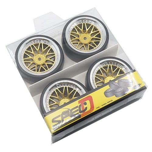 thumbnail image 2 of Full Set Drift Wheels And Tyres For 1/10 RC Cars – 12mm Hex – Six Styles Available 2 of 6