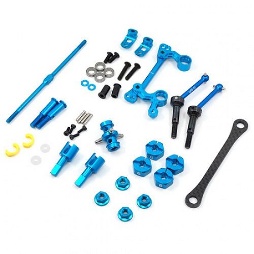 drivetrain and steering upgrade kit for tamiya m05 m06 1:10 rc mini car yeah