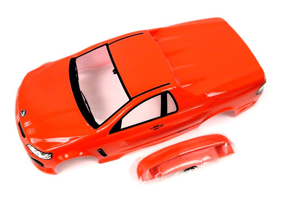 1:10 rc painted body shell holden commodore maloo ute 200mm orange