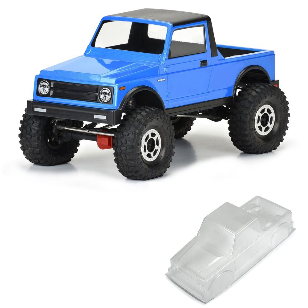 1:10 rc clear body shell – " sumo" pick up for crawler 313mm