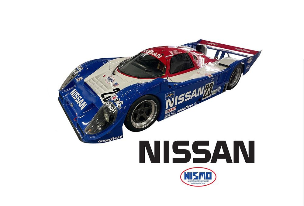 1:10 rc clear body shell nissan n91cp le mans car with stickers etc (copy)
